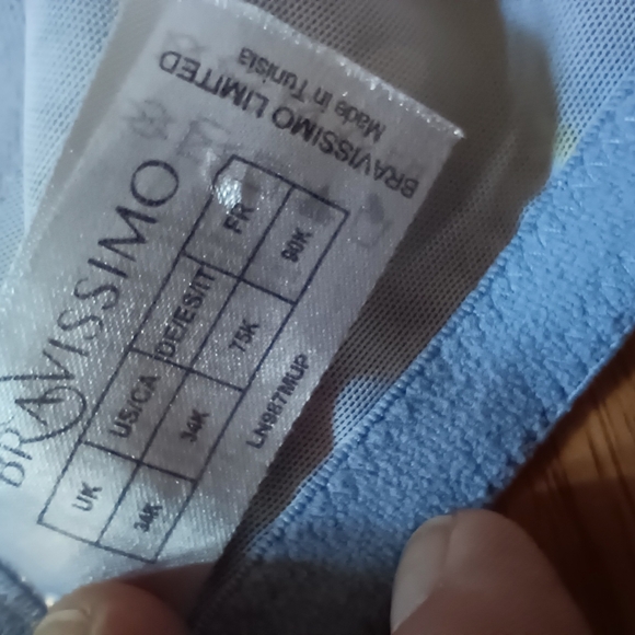 Floral Blue Bra - Picture 6 of 9